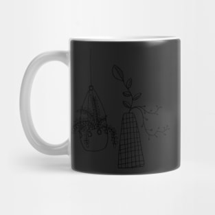 Minimal Line Art Mug